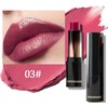 6 Piezas Lápiz Labial Hidratante con Acabado Brillante, Color Claro