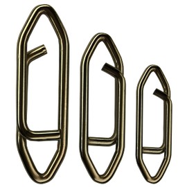 Brilisle Fishing Clips snap Quick Change Lures Fast Link Quick Snap Crankbait Snap Tackle Stainless Steel Power Fishing Clip Lure Connector Size L