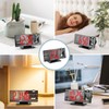Upgraded Projection Alarm Clock, 4-Level Dimmer, 7.8" Large Screen, Snooze