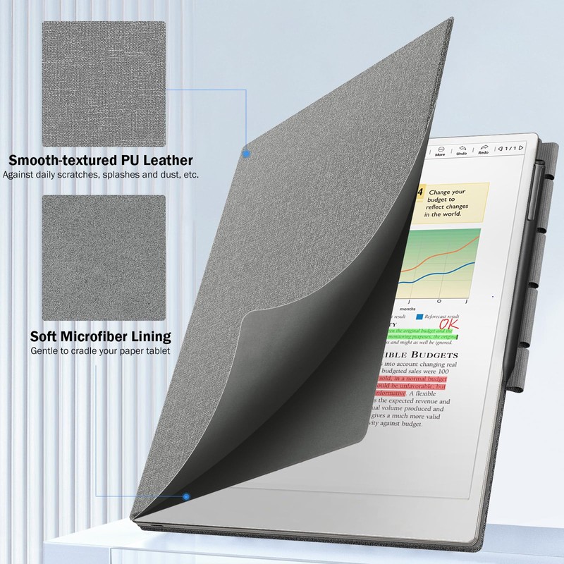 MoKo Case for Remarkable Paper Pro 2024 11.8", Lightweight Ultra-Thin