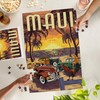 Lantern Press 1000 Piece Jigsaw Puzzle, Maui, Hawaii, Woodies on