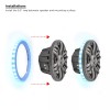 RECOIL RING65-RGB Waterproof 6.5-Inch RGB LED Speaker Rings, Pair