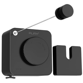 Retractable Clothesline Indoor, Non-Sagging Outdoors Clothesline Retracting, Heavy Duty Retractable Clothes Drying Laundry Line, Wall Mounted Stainless Steel Line - 13.8 Ft (Black)