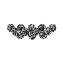 Vybon Craft Doorknobs Hand Painted Antique Ceramic Knobs, Contemporary Dresser Drawer Pull and Push Furniture Handle Knobs for Cabinet, Wardrobe, Cupboards, Drawer, Antique Décor, Pack of 12, vb015