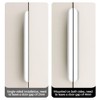 MATOOYA Finger Edge Pulls for Cabinets, Hidden Drawer Pulls -