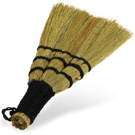 Morikuru TK06-01 Small Grass Broom, 7.9 inches (20 cm), Broom, Tabletop, Desk, Hand Bowki, SG, Wonder Zone, Black