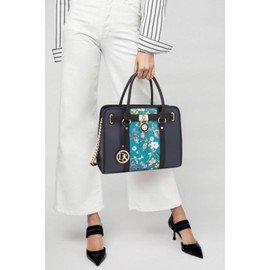 Dasein Women Handbags Purses Wallet Shoulder Bags Top Handle Satchel Purse Tote Work Bag Set 2pcs