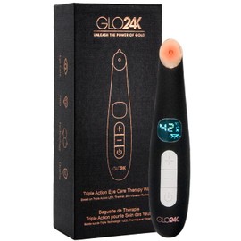 GLO24K Eye Care Beauty Massager for radiant, beautiful skin around the eyes