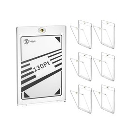 Yotakala Magnetic Loader, 130PT Card Loader, UV Protection, Card Protection, Storage, Display, Card Case, Collection, Transparent, Magnetic (130PT (6 Pieces))