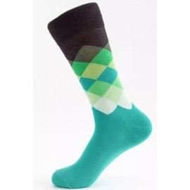 Sockfoolery Black Top Multi Check Socks Novelty Unisex 6-12 Crazy Fun SF61