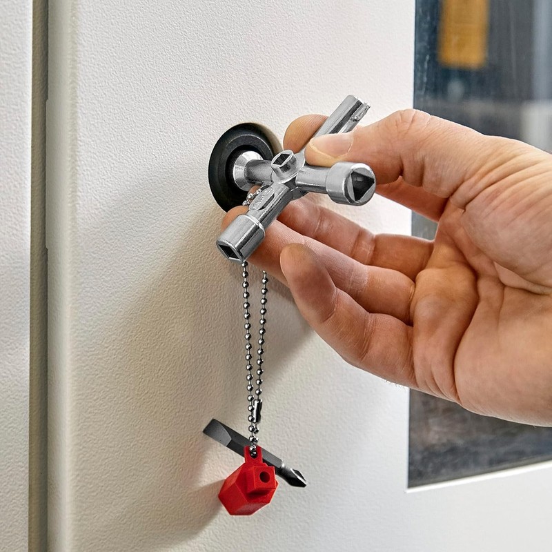 Knipex Schaltschrankschlüssel für gängige Schränke und Absperrsysteme 76 mm 00