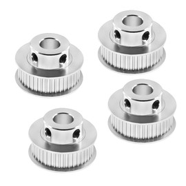 Pamtns GT2 Pulley 4 Pieces GT2 Timing Pulley GT2 Timing Pulley Aluminium Bore GT2 Pulley Aluminium GT2 Timing Belt Pulley Aluminium GT2 Pulley Set for 3D Printer