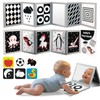 High Contrast Baby Flashcards with Black and White Tummy time