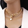 CSIYANJRY99 Chunky Chain Belt Choker Necklace for Women 80s Hip