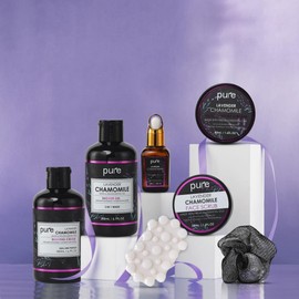 Lavender Bath Spa Gift Set for Men and Couples! Best Spa Set for Him Christmas Gift for Men (8 PC)