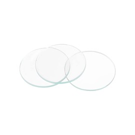 uxcell 8 Pack 17.5mm Dia. Watch Glass Crystal Lens, Single Dome Round 1.5mm Edge Thickness for Watchmaker Repair Clear