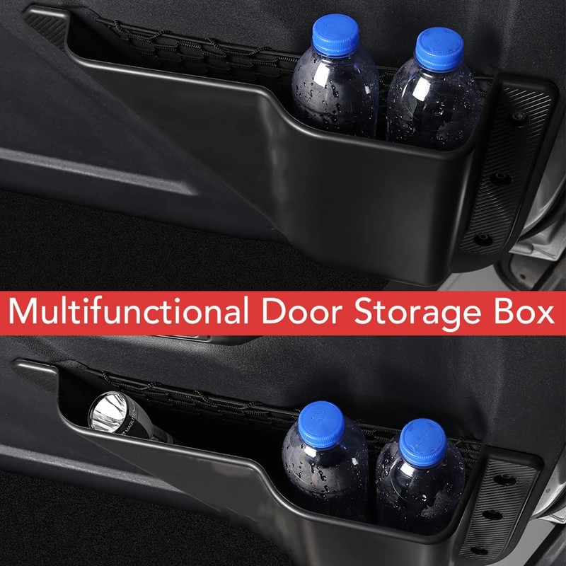 2PCS Front Door Storage Pockets Strong Inclusiveness Smooth Surface Replacement