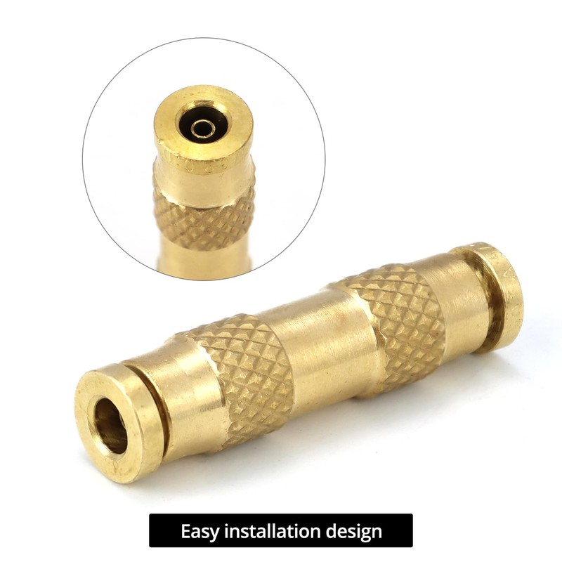 QWORK Push to Connect Fittings - 5/32" Tube, 10 Pack