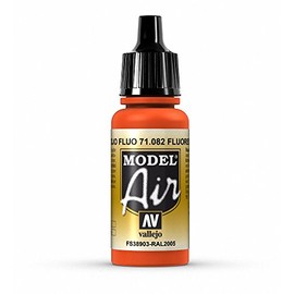 Vallejo Model Air 17 ml Acrylic Paint - Fluorescent Red