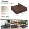 Rileytee Patio Umbrella Base Cover,Outdoor Heavy Duty 600D Waterproof Anti-UV