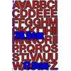 XIAXIN Waterproof PVC Alphabet Sticker Set Weatherproof Waterproof Roman Characters