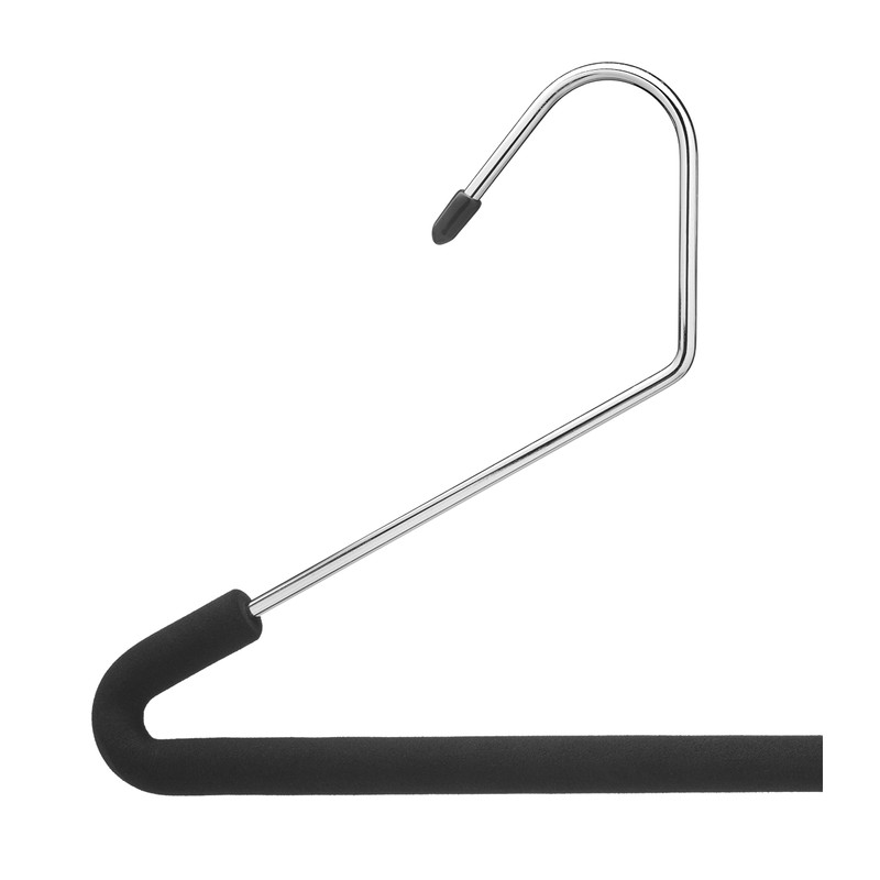 Whitmor Chrome & Foam Slack Hangers, S/3
