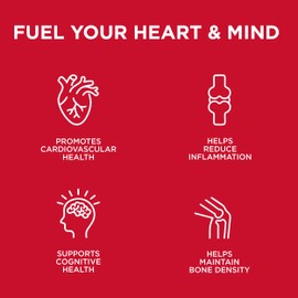 Basic Brands Smart Heart Omega-3 Fish Oil, 1000 mg, 50 Count