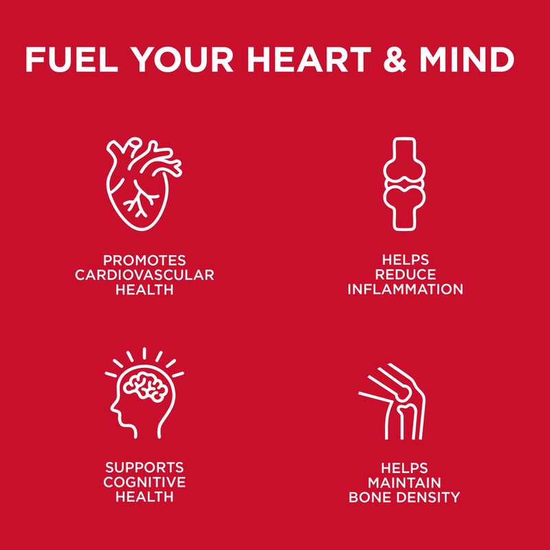 Basic Brands Smart Heart Omega-3 Fish Oil, 1000 mg, 50