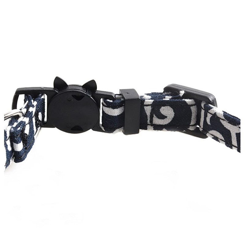 Kitten Collar, Cat Collar with Buckle and Bell, Adjustable Collar