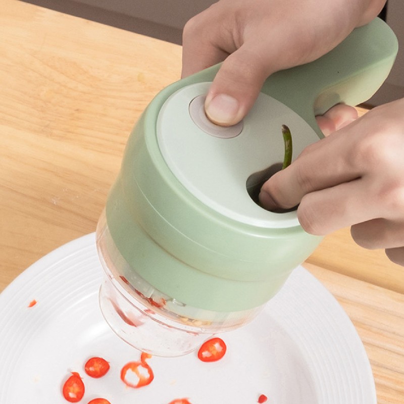 Handheld Electric Vegetable Cutter Versatile Portable Cordless Electric Food Processor
