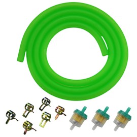 Gas Fuel Filter Hose Tube Line Compatible with GY6 50cc 90cc 150cc 139QMB 157QMJ Taotao SSR Apollo 110 125 Scooter ATV XR50 CRF50 Roketa Kazuma Dirt Pocket Bike Go Kart Dune Buggy Parts (Green)