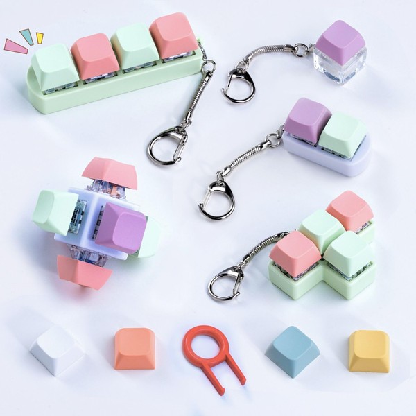 5 Pack Mechanical Keyboard Clicker Fidget – Portable Keyboard Fidget