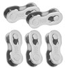 GZDAOXIA 5 Pairs Bicycle Chain Links, Chain Lock Bicycle, Bicycle