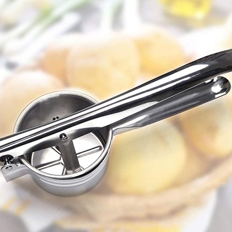 BESTOYARD Potato Masher Potato Ricer Stainless Steel Manual Squeezer Vegetable