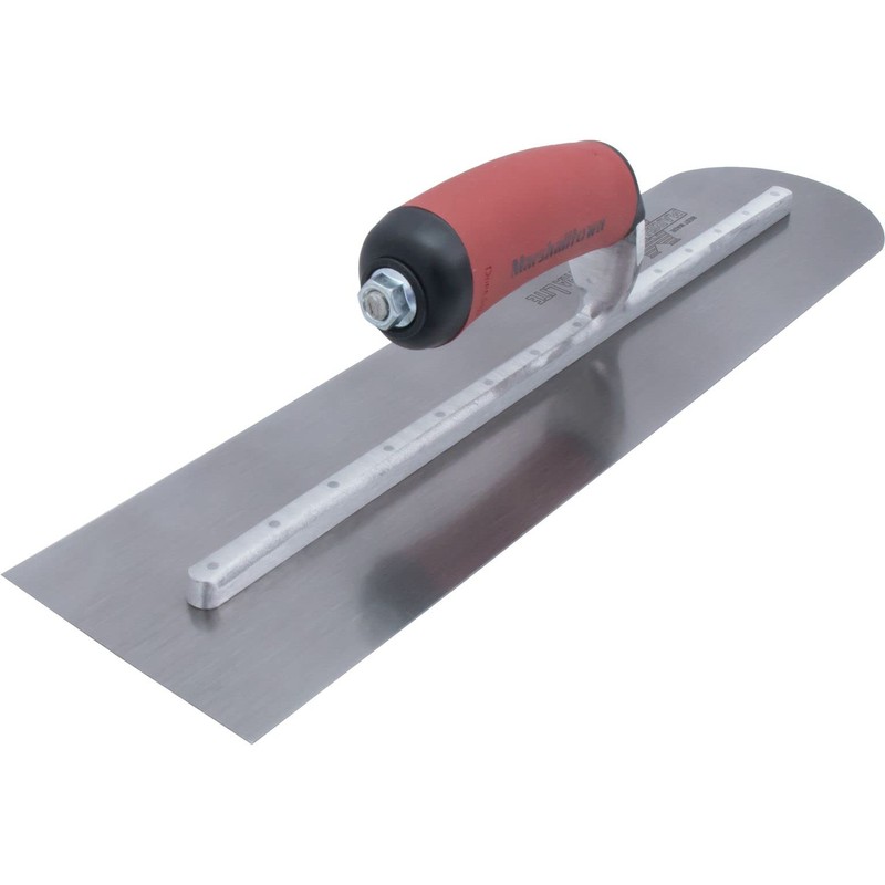 MARSHALLTOWN Rounded Front Finishing Trowel, 16 x 4 Inch Steel