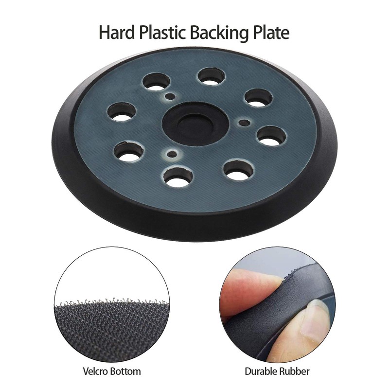 eMagTech 5 Inch Sander Backing Pad Sander Base 125mm 8