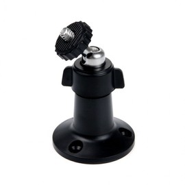 Adjustable Angle CCTV Mount, Straight Black 8cm Ceiling Bracket Wall-mounted