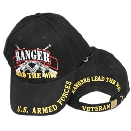United States Army Rangers Lead The Way Black Hat Cap USA