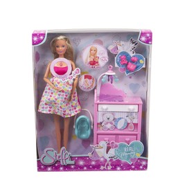 Simba - Steffi Love Real Mommy, 105733480009, 3 Years with Steffi Pregnant, Interactive Doll