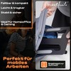 PureMounts Laptop Stand, Height-Adjustable, Foldable & Ergonomic Notebook Holder for