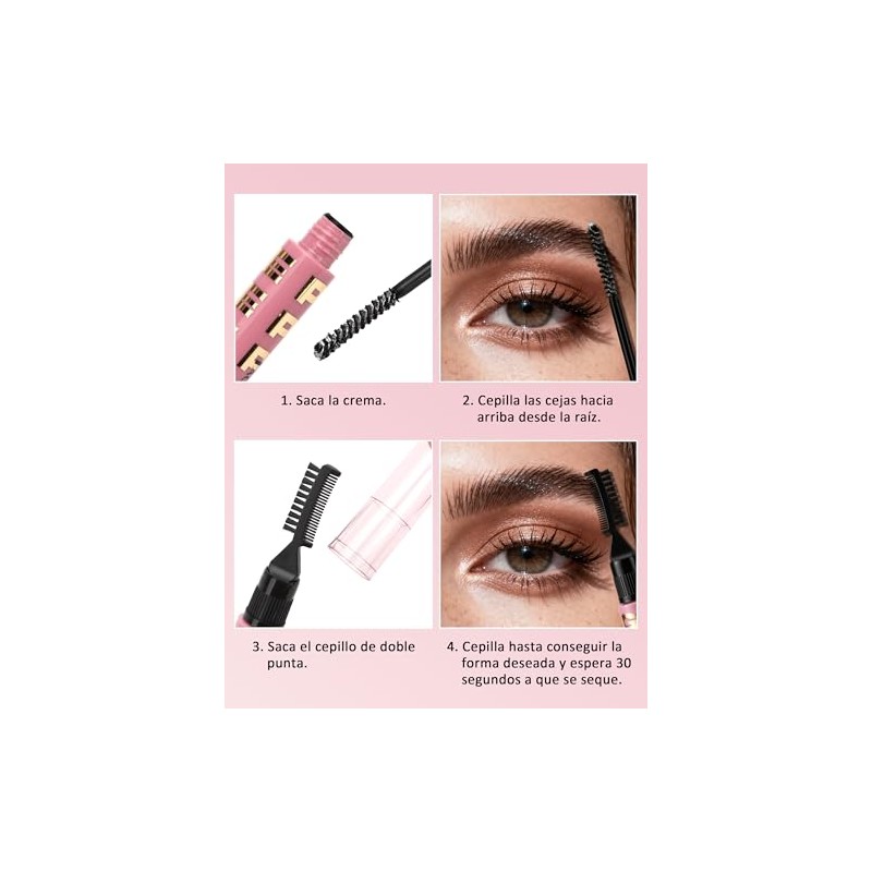 Erinde Gel Transparente Para Dar Forma a Las Cejas, Resistente