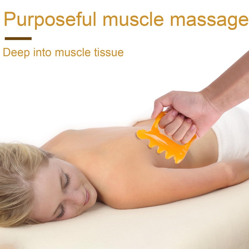 2pc Fascia Massage Tools, Portable Handheld Myofascial Release Massager for