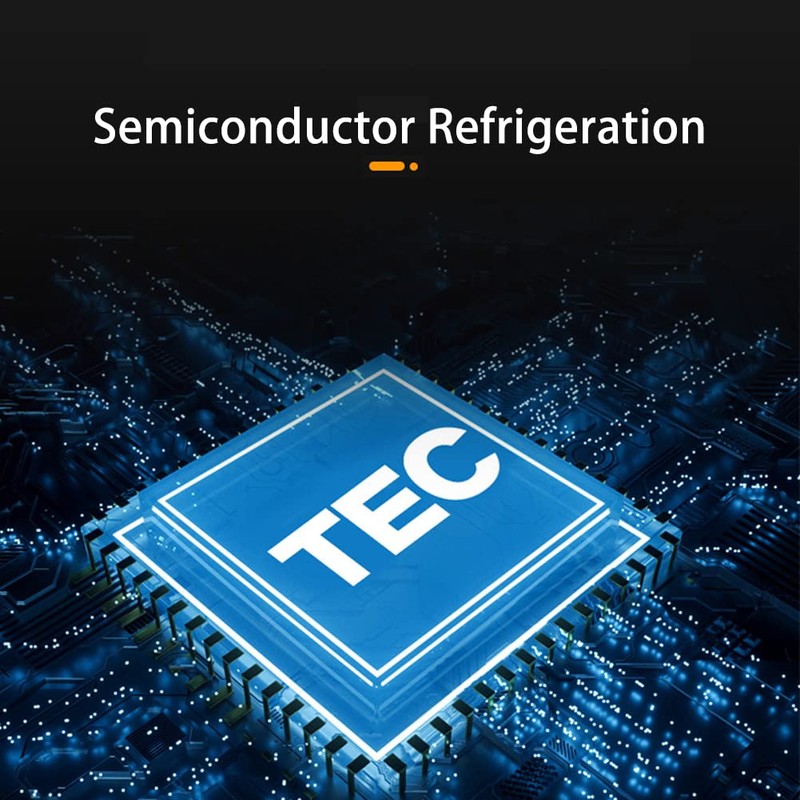 GOWENIC Mini Fridge for Bedroom, Portable Low Noise USB Fridge