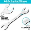DURATECH Super-thin Open End Wrench Set, SAE(5/16" to 1-1/16") &