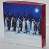 Box of 12 Assorted Festive Winter Animals Square Christmas Cards
