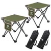 Opliy Camping Stool 2 Pack,Portable Folding Stool for Outdoor Gardening
