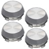 Negesu Hubcap Wheel Cover - 69mm, Bore Diameter 65mm, 4-Piece,