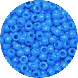 Eppingwin Beads and Bead assortments (1000 Pony Beads-Light Blue Solid)…