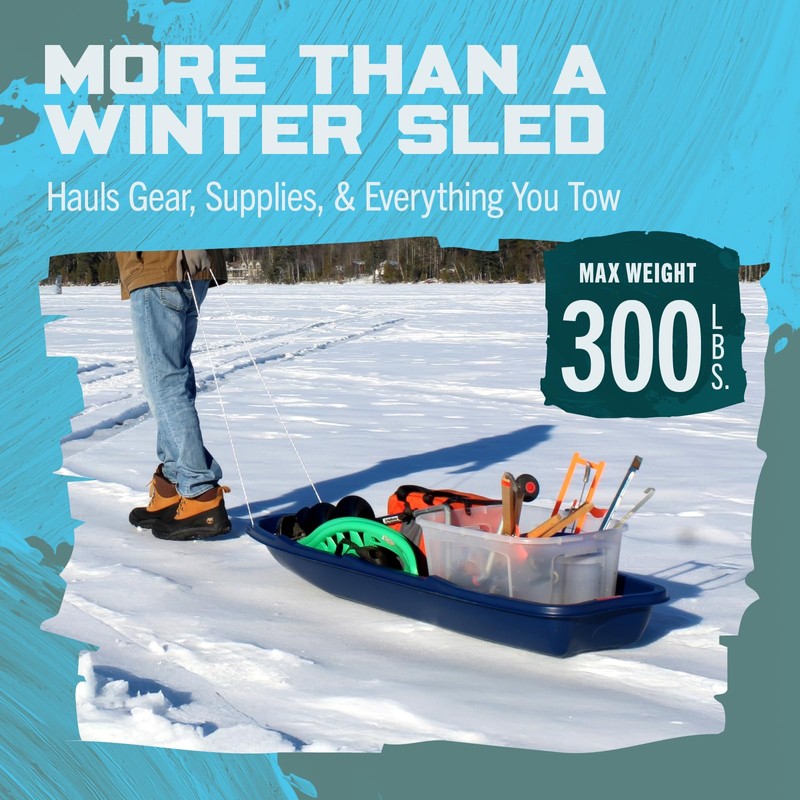 Flexible Flyer Winter Trek 3-Person Large Snow Sled – 5.5