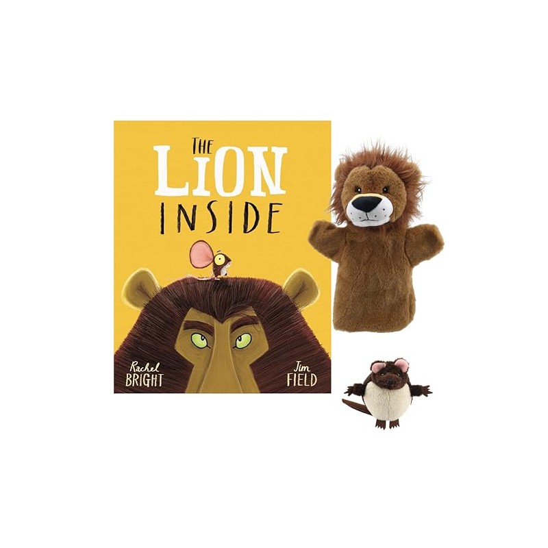 The Lion Inside Book & Puppet Set, Featuring Rachel Bright’s
